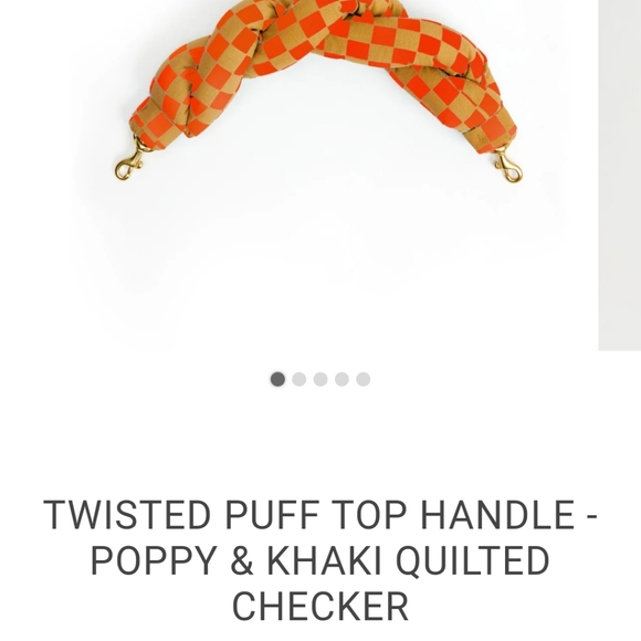 Claire V Midi Sac Poppy Woven + Bonus Strap (Brand new) - Picture 10 of 10